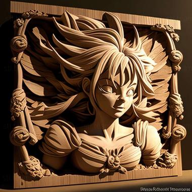 3D model Lucy Serfilia Fairy TailE FROM ANIME (STL)